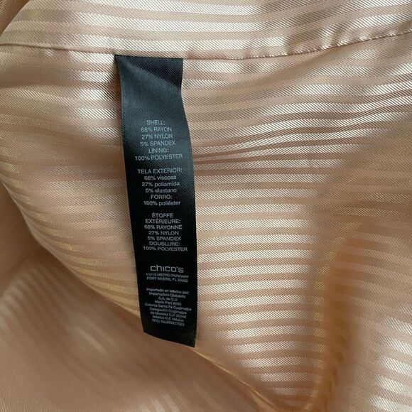 Chico’s BLACK LABEL Slub Cropped Jacket - Picture 5 of 11